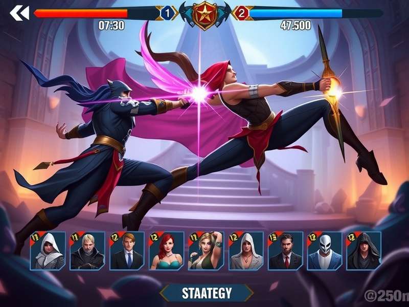 Astral Assassins gameplay screenshot showing character combat